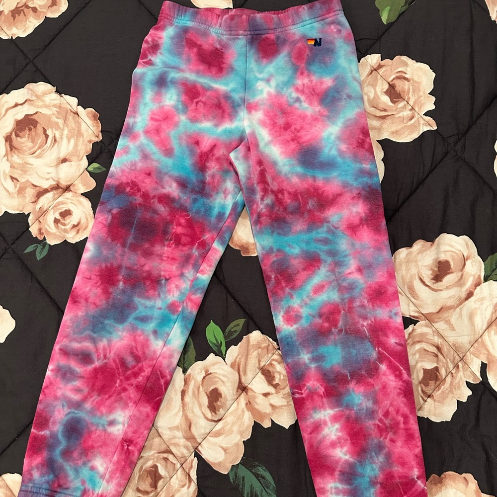 Aviator Nation Kids Multicolor Tie-Dye Sweatpants